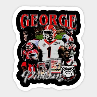 George Pickens College Vintage Bootleg Sticker